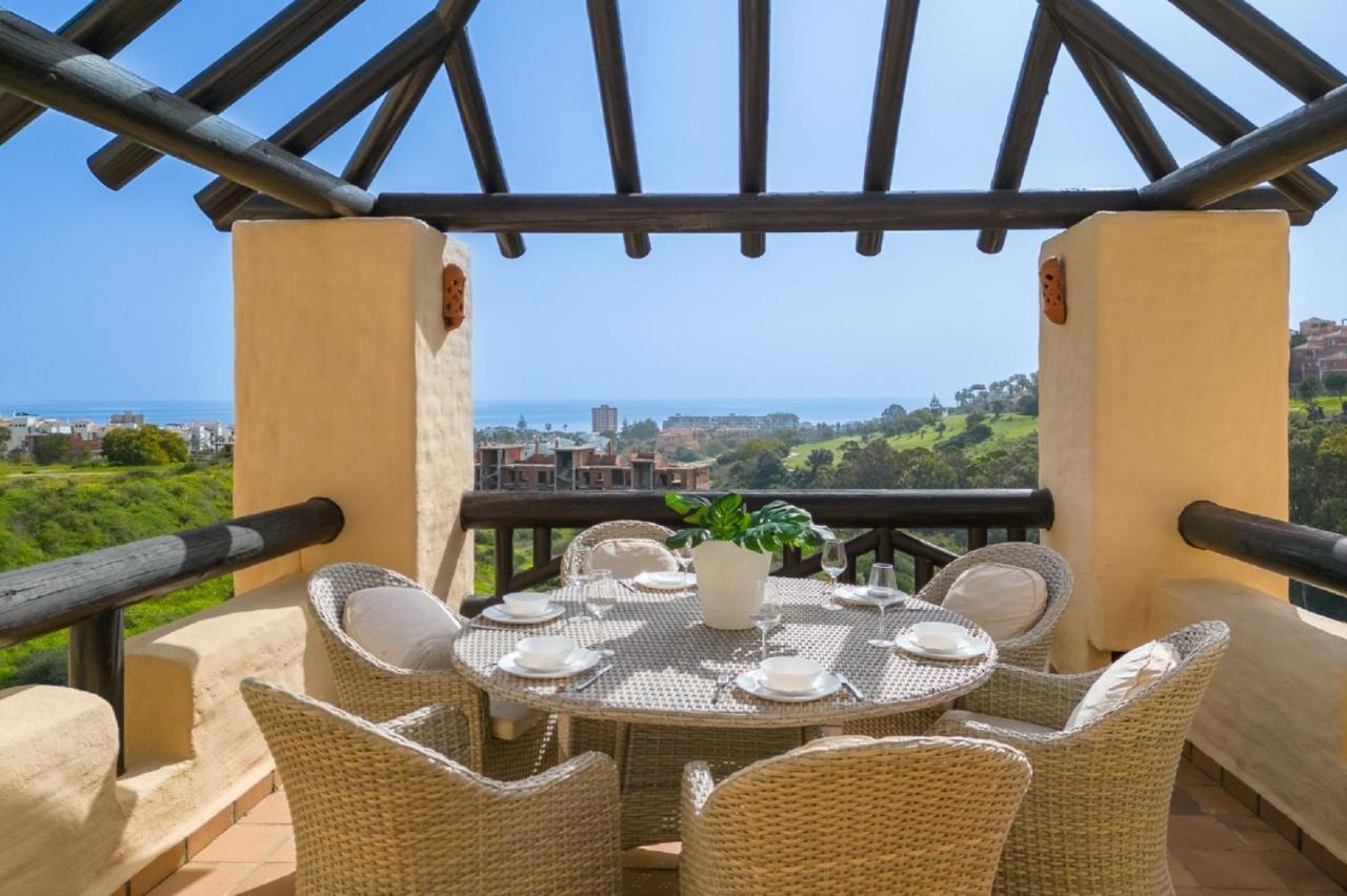 15 First Line Penthouse With Wonderful Seaview Near Duquesa Golf Manilva Andalucia公寓 外观 照片
