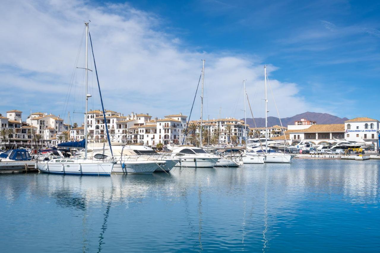 15 First Line Penthouse With Wonderful Seaview Near Duquesa Golf Manilva Andalucia公寓 外观 照片